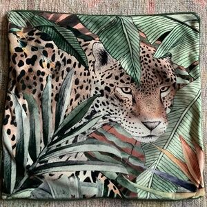 Avalana Leopard/jungle print decorative pillow cover